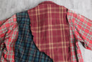 ''Re:make''asymmetry check shirt