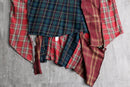 ''Re:make''asymmetry check shirt