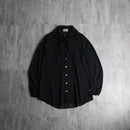 1990s dot sheer bowtie blouse