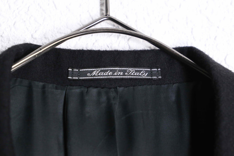 classic black 2-button tailored jacket