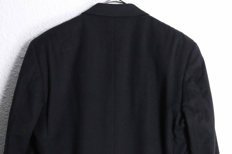classic black 2-button tailored jacket