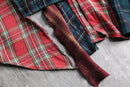 ''Re:make''asymmetry check shirt