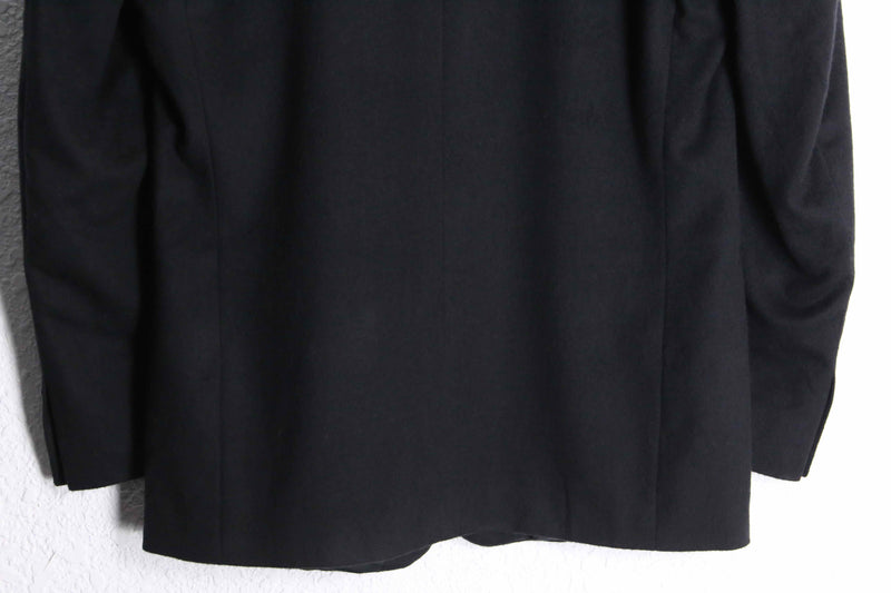 classic black 2-button tailored jacket