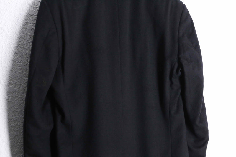 classic black 2-button tailored jacket