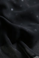 1990s dot sheer bowtie blouse