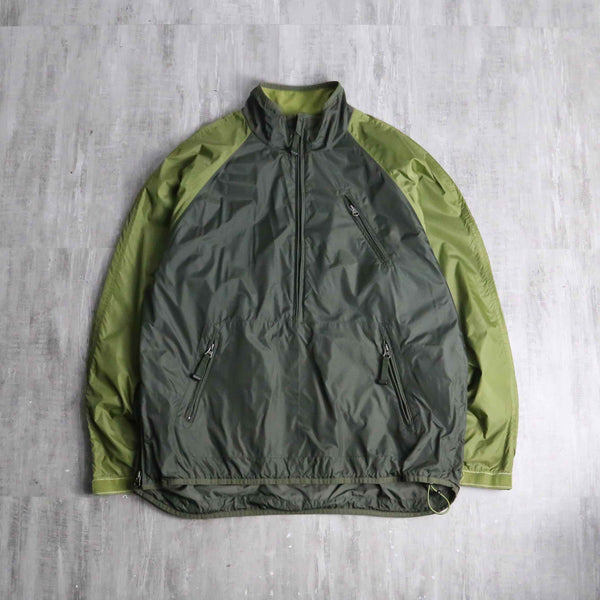 “GAP”green nylon anorak pullover