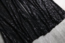 1990-00s black sequin wide easy pants