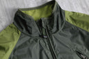 “GAP”green nylon anorak pullover