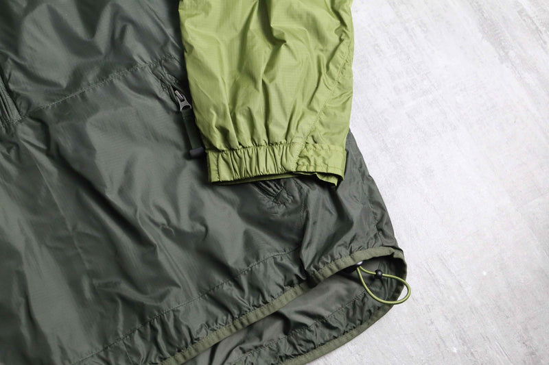 “GAP”green nylon anorak pullover