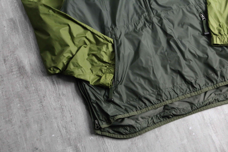 “GAP”green nylon anorak pullover