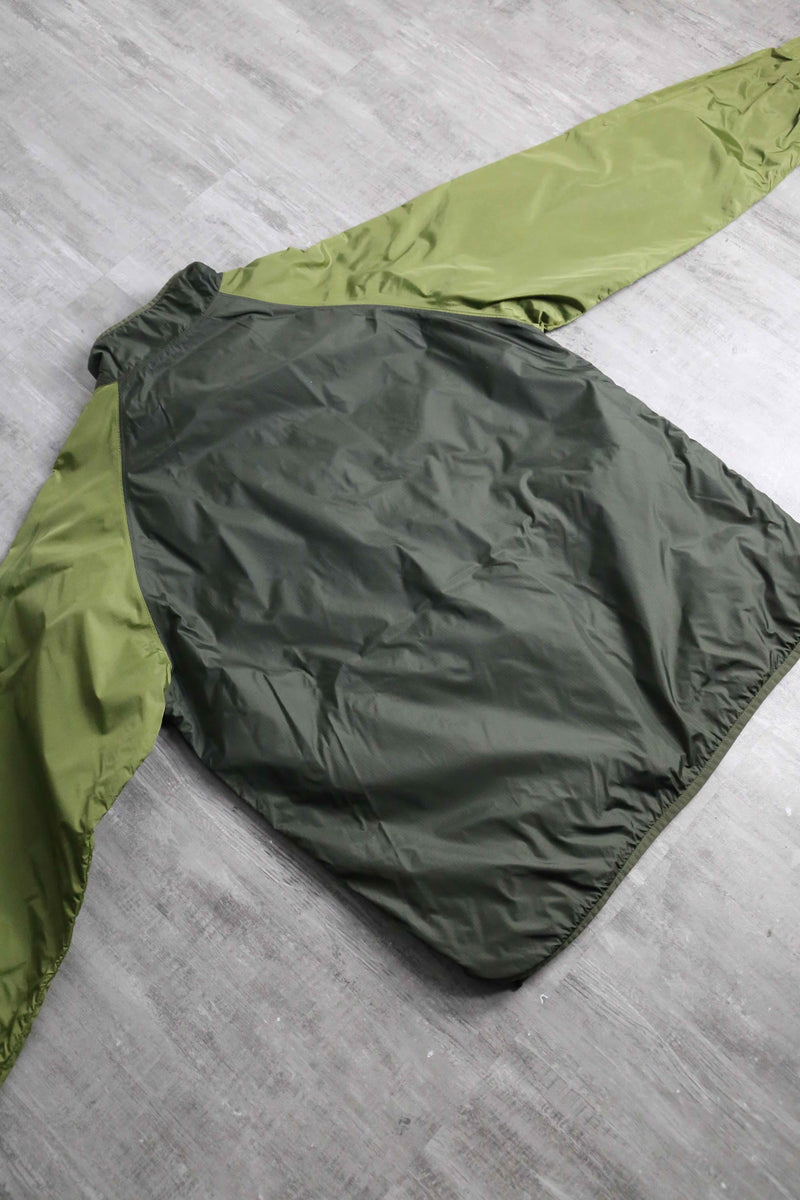 “GAP”green nylon anorak pullover
