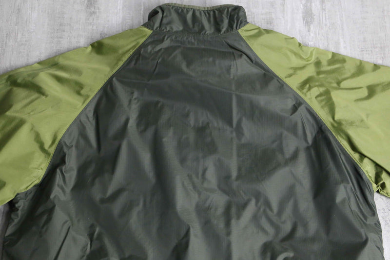 “GAP”green nylon anorak pullover