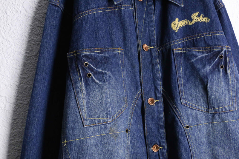 "Sean John" attractive stitch denim jacket