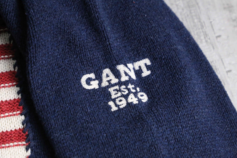 navy stars and stripe cotton knit