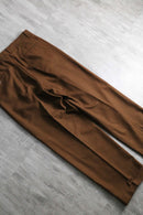 1990s pin stripe brown 2tuck wide slacks