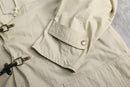 90s cotton nylon fireman hooded coat
