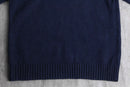 navy stars and stripe cotton knit