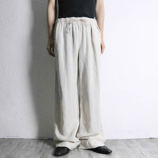 “L.L.Bean” stripe easy linen pants