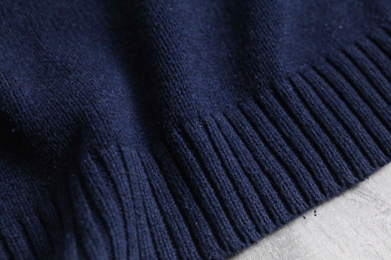 navy stars and stripe cotton knit