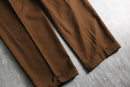 1990s pin stripe brown 2tuck wide slacks