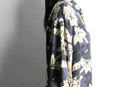 botanical pattern H/S silk shirt