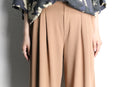 beige color wide easy pants