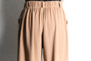 beige color wide easy pants