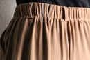 beige color wide easy pants