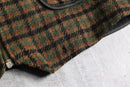 “Woolrich” wool × mohair checked work vest
