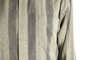 jacquard stripe L/S band collar shirt