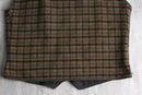“Woolrich” wool × mohair checked work vest