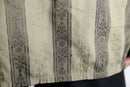 jacquard stripe L/S band collar shirt