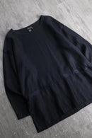 J Peterman Company linen silk big pullover