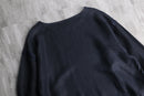 J Peterman Company linen silk big pullover