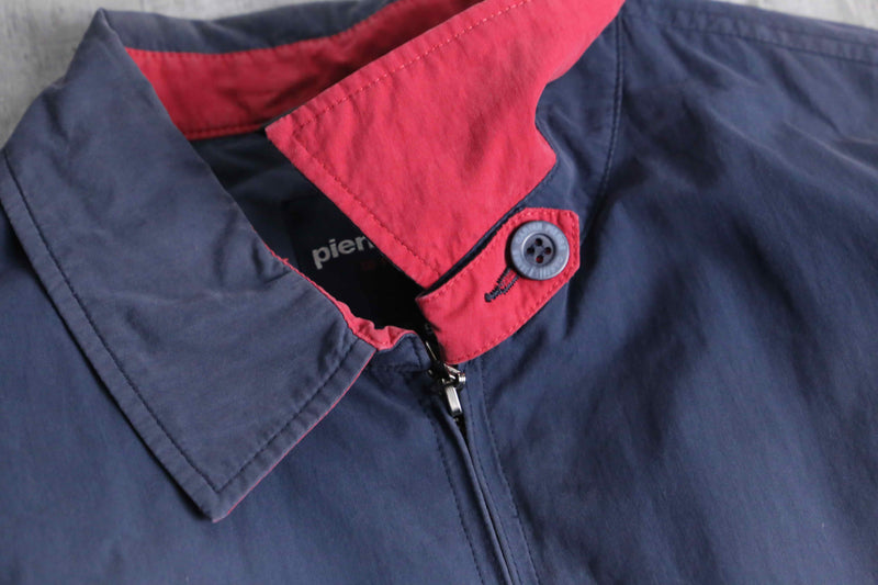"Pierre Cardin" navy drizzler jacket