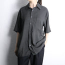 micro square pattern s/s shirt
