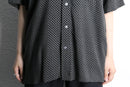 micro square pattern s/s shirt