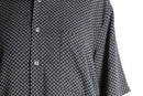 micro square pattern s/s shirt