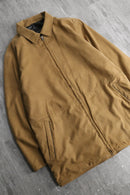 reversible leather middle jacket