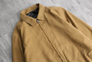reversible leather middle jacket