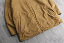reversible leather middle jacket