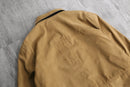 reversible leather middle jacket
