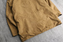 reversible leather middle jacket