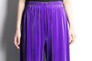 velvet purple easy pants