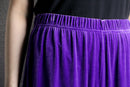 velvet purple easy pants