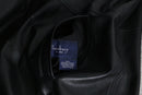 reversible leather middle jacket