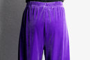 velvet purple easy pants