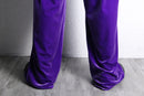 velvet purple easy pants