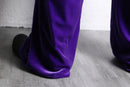 velvet purple easy pants