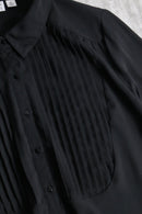 2000s pleats design shirt